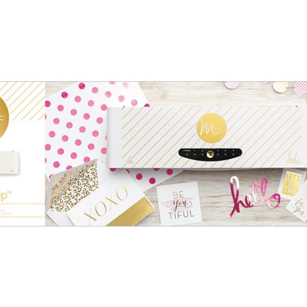 Gold and White Minc Foil Applicator Machine